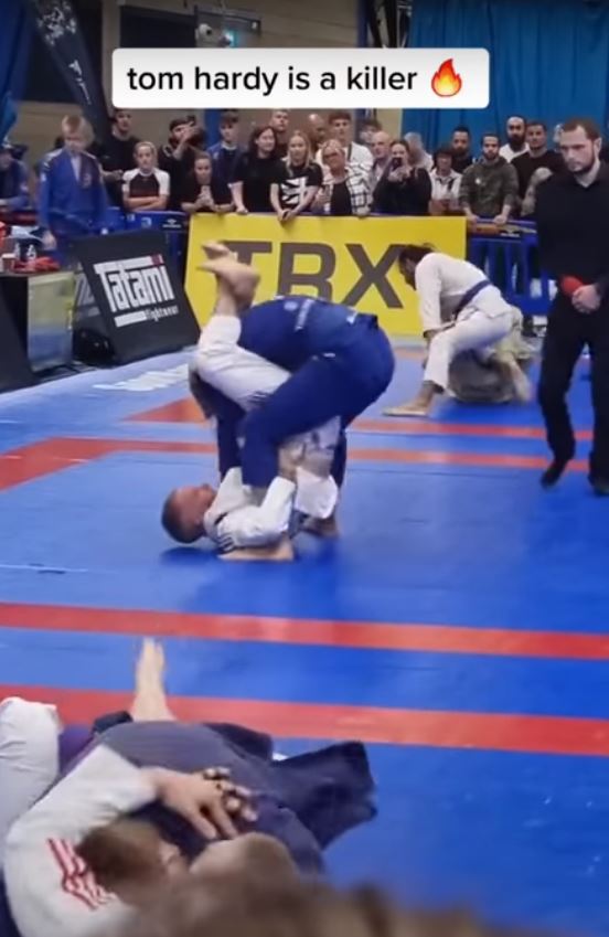 Tom Hardy wins the gold medal in jiujitsu tournament. The Hollywood star leaves Wolverhampton locals shocked