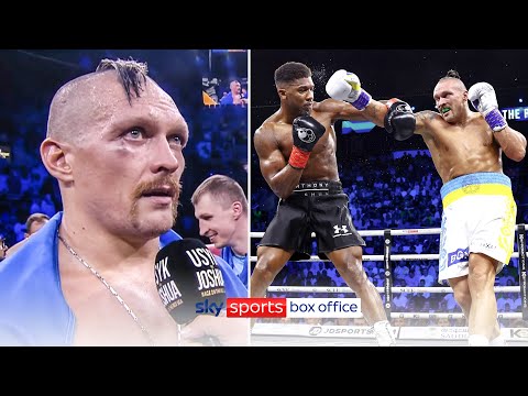 I dedicate this victory to my nation! Ukraine wins Joshua's victory over Usyk