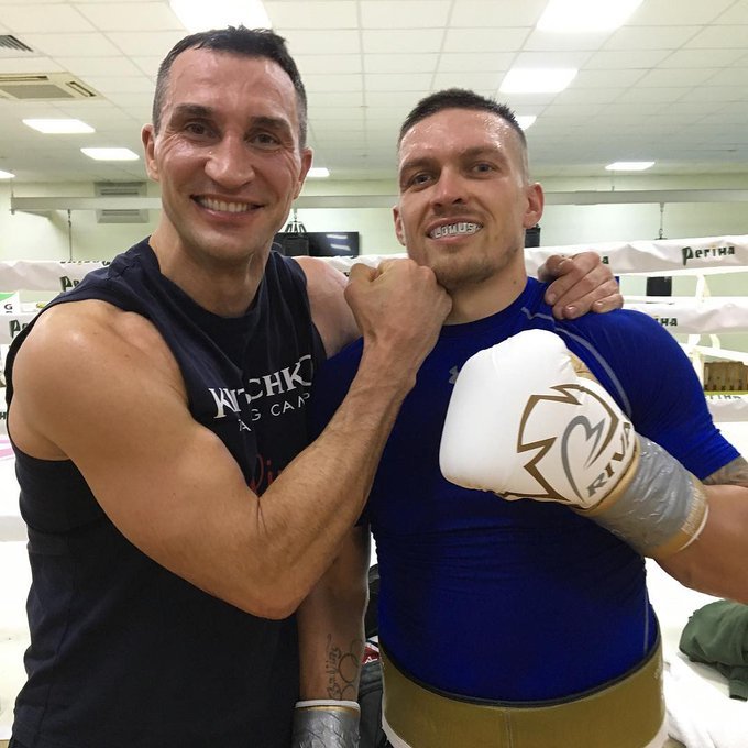 Wladimir Klitschko gives his backing to Anthony Joshua as he fights Oleksandr Uzyk