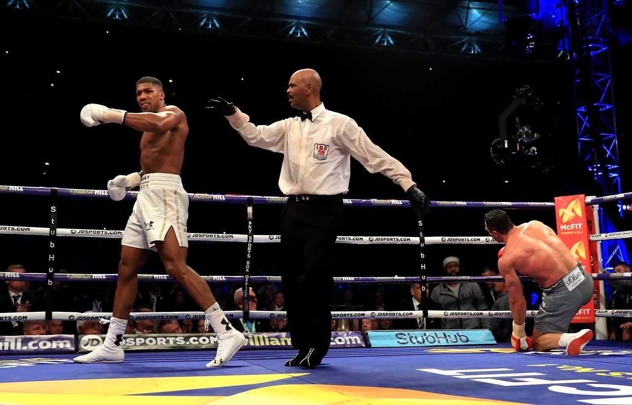 Wladimir Klitschko gives his backing to Anthony Joshua as he fights Oleksandr Uzyk