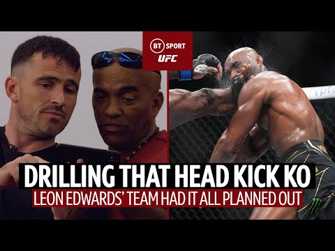 INCREDIBLE footage showing Leon Edwards' team performing THAT head kick KO UFC 278, Usman v Edwards II