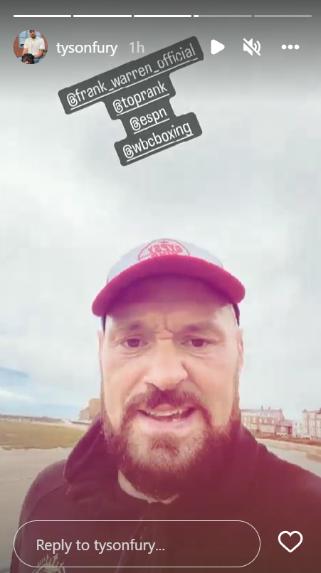 Tyson Fury announces a PS500million Oleksandr Uzyk fight deadline and vows to retire if that deadline is not met