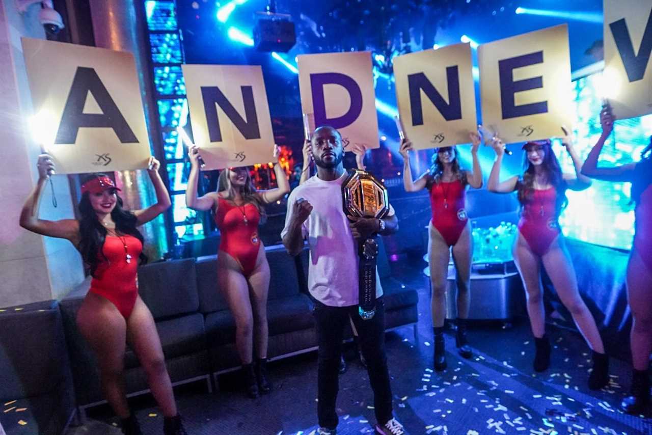 Leon Edwards in Las Vegas after the UFC 278 KO Kamaru Usman, before Brit's triumphant return home