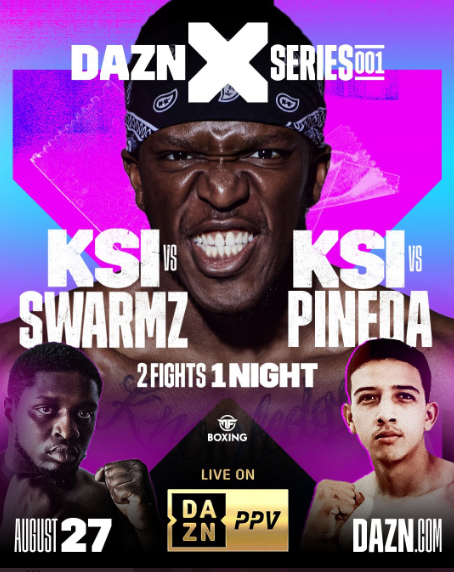 KSI fight – date, UK start, TV channel, live stream, PPV price and undercard for Luis Pineda and Swarmz fights