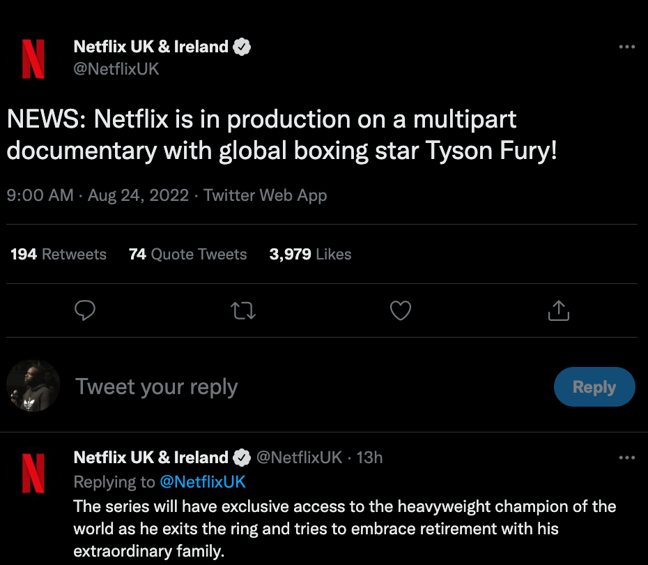 Tyson Fury's Netflix series CONFIRMED is filming, and there are talks about Oleksandr Usyk disputing the title fight