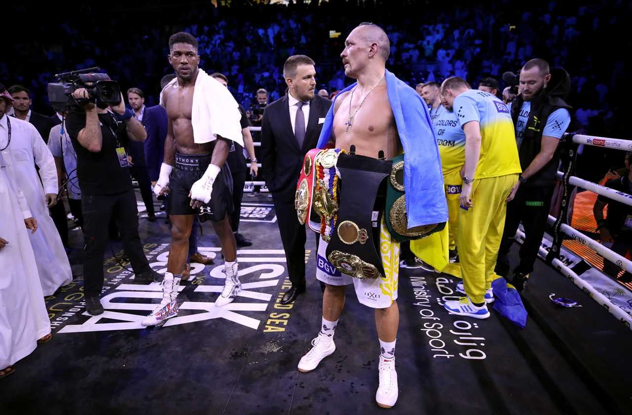 ‘It’s bulls**t’ – Frank Warren blasts rival promoter Eddie Hearn’s claim that Anthony Joshua ‘isn’t interested in belts’