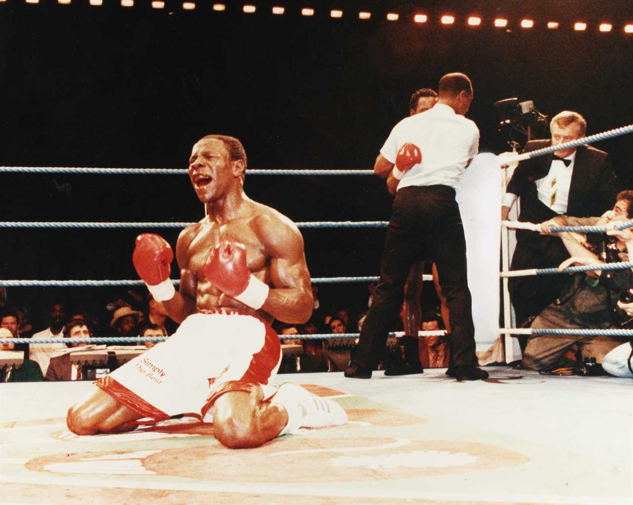 Chris Eubank's fight against Nigel Benn was so brutal that he had to weed blood for a week, according to his coach.