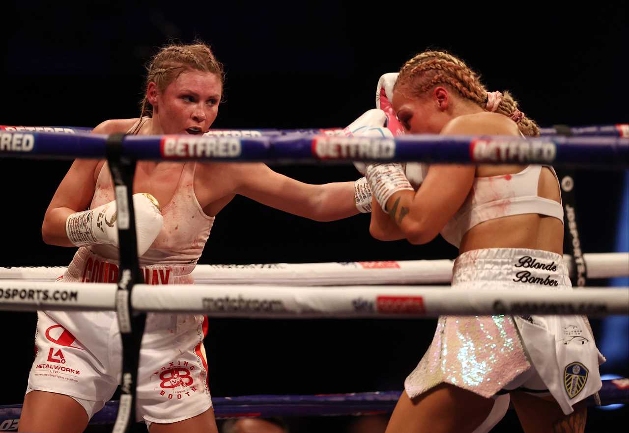 Ebanie bridges stokes feud with Shannon Courtenay, boxing rival. Brit will appear on Celebrity SAS Who Dares Wins