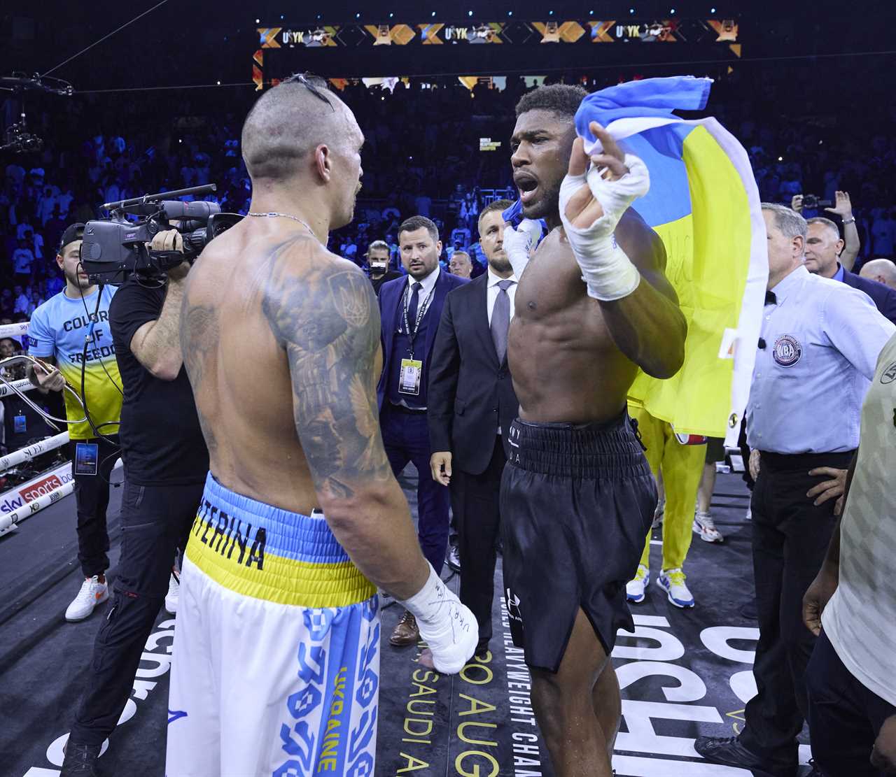 Eddie Hearn says stopping Anthony Joshua's rant following Usyk loss would have sparked an 'riot' while defending Brit's passion