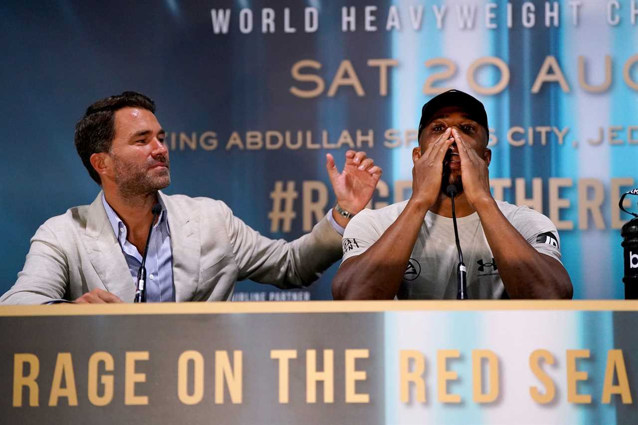 Eddie Hearn says stopping Anthony Joshua's rant following Usyk loss would have sparked an 'riot' while defending Brit's passion
