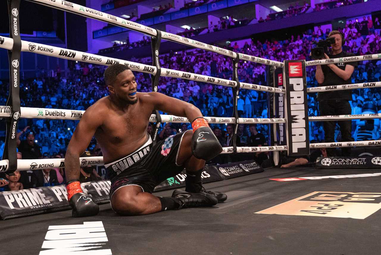 KSI presses Luis Alcaraz Pineda, a pro-boxer, as he mocks his opponent's terrible fight whining.