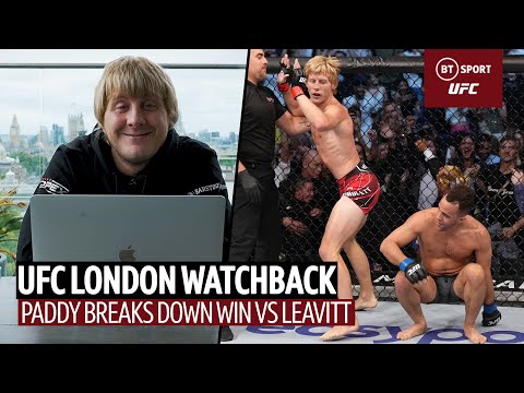That was boss! Paddy The Baddy reacts at his victory over Jordan Leavitt in UFC London