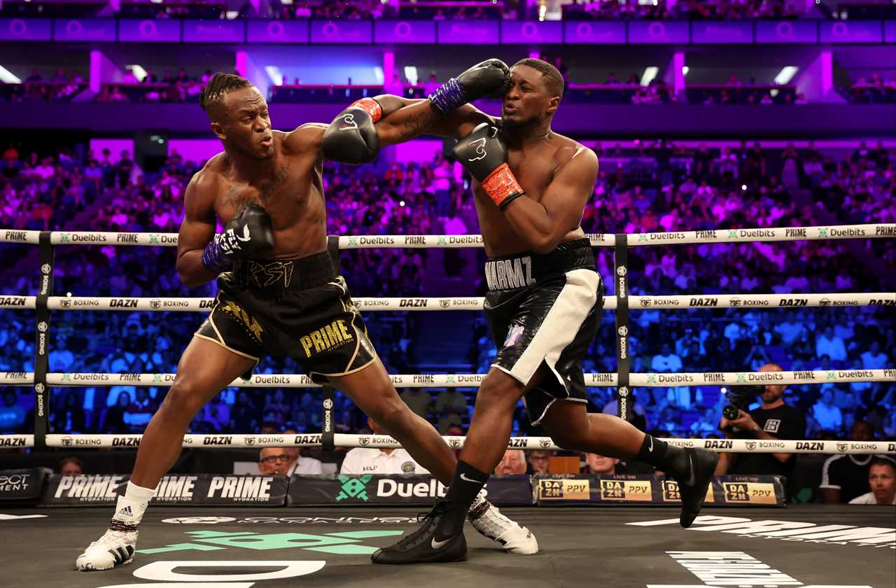 KSI only takes two rounds to KO Swarmz. He dominates the fight and leaves his bitter rival bleeding in the first of two fights