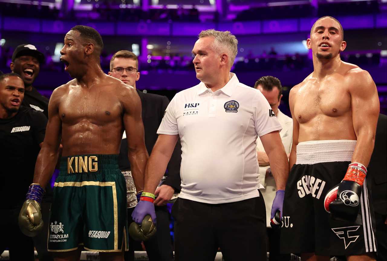 YouTube star King Kenny was shocked to hear that FaZe Sensei won against him on the KSI undercard