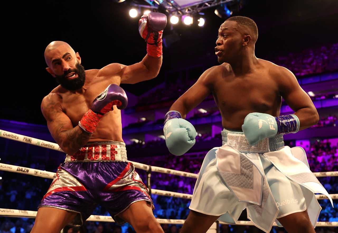 KSI's brother Deji leaves foey with a disfigured face after a brutal fight on O2 Undercard