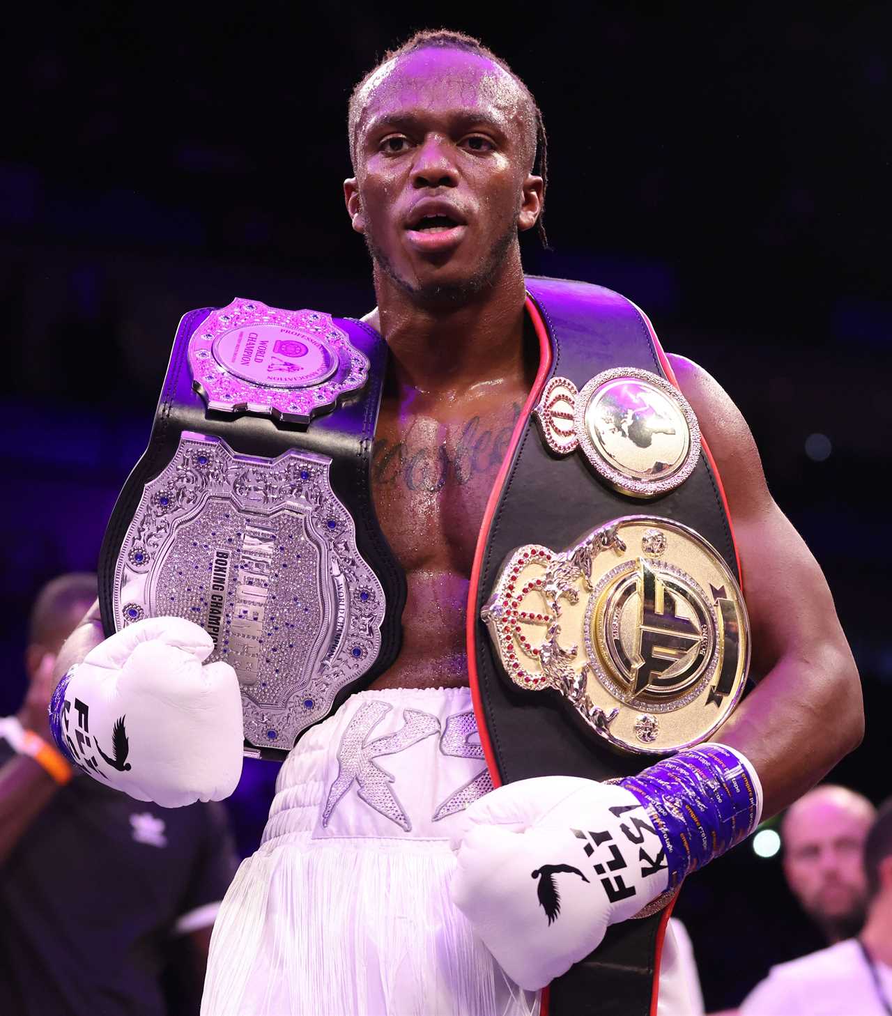 Jake Paul mocks KSI despite his rival KOing two of his opponents, including a pro-boxer. Then he reveals that he will be returning to the ring in October