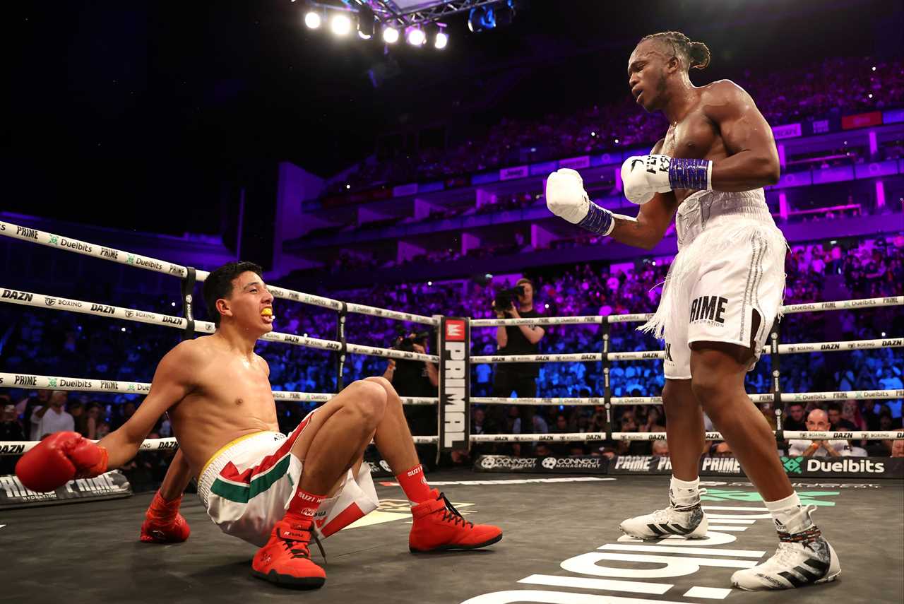 Jake Paul mocks KSI despite his rival KOing two of his opponents, including a pro-boxer. Then he reveals that he will be returning to the ring in October
