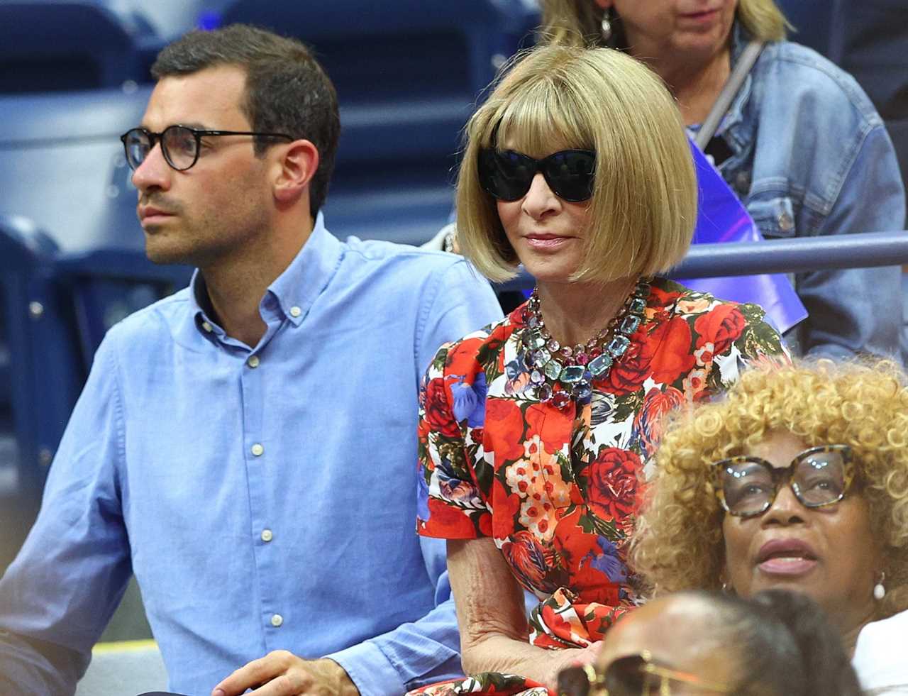 Mike Tyson looks fit and healthy as he watches Serena Williams with an all-star cast.