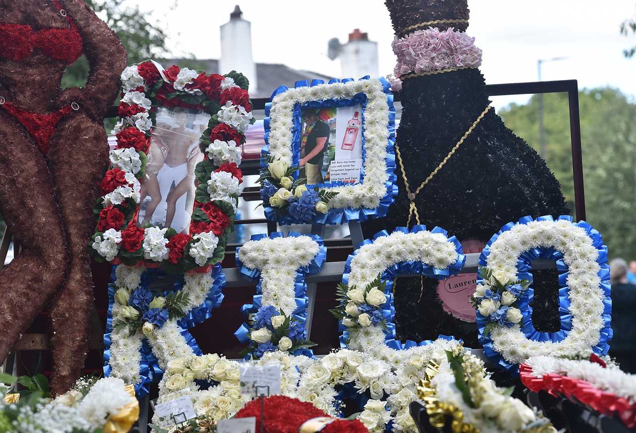 Mourners gather after Tyson Fury's cousin Rico Burton, 31, was stabbed to death