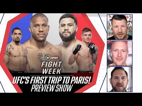 Fight Week UFC Paris Preview Show Gane, Whittaker, v Vettori Jourdain. v Wood