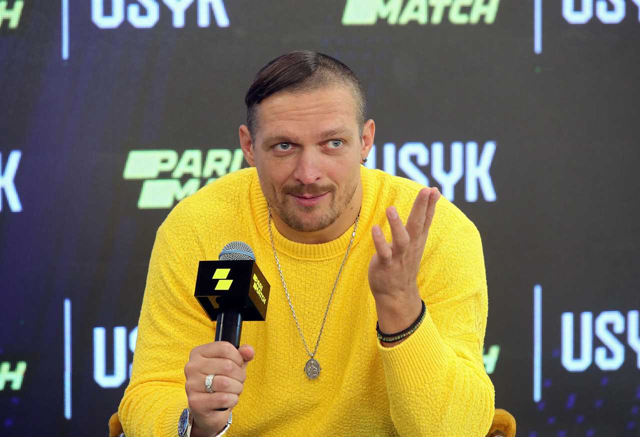 After being inspired by the Ukrainian frontline, Usyk asked his coach Should I start now?