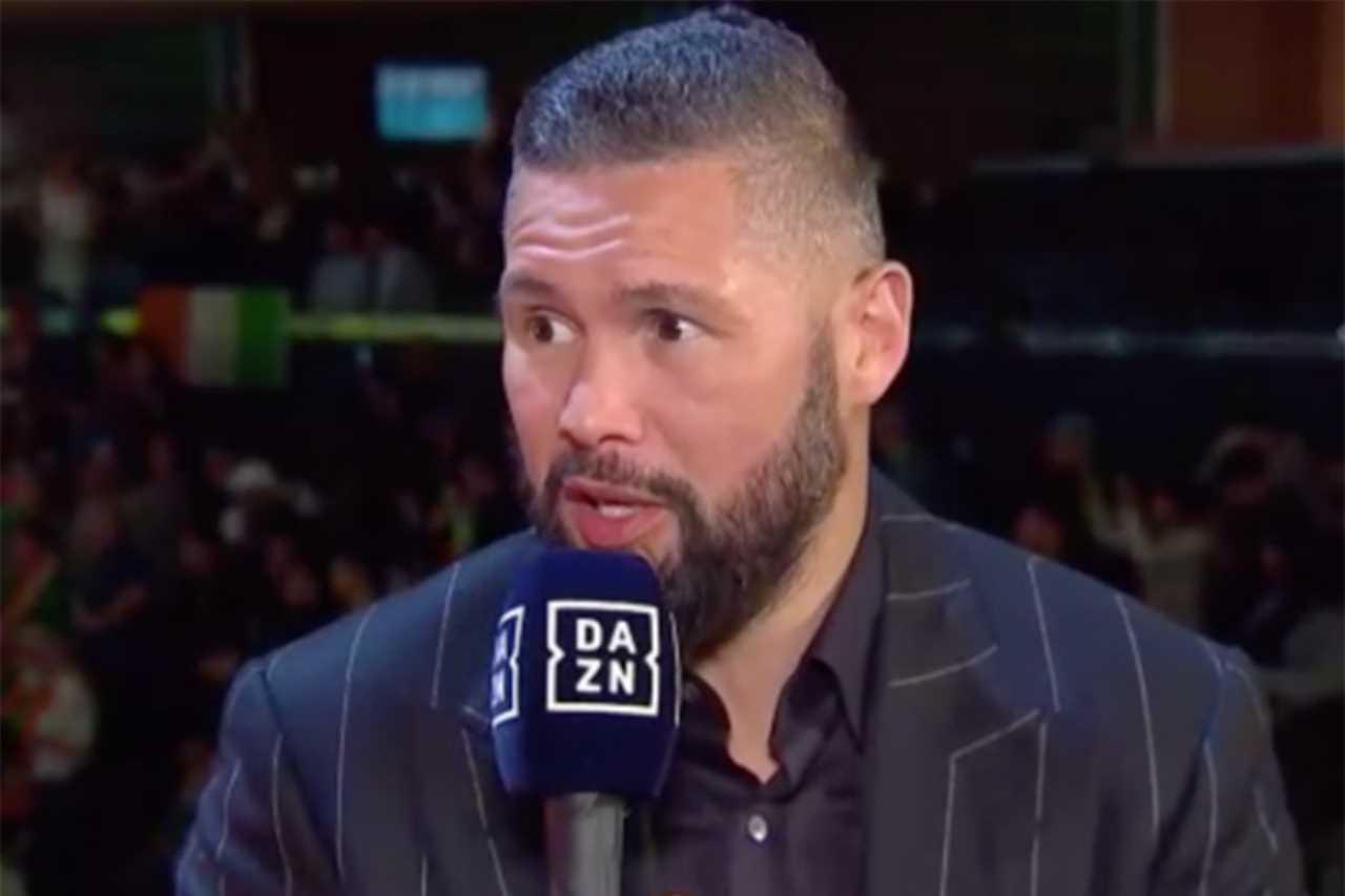 Tony Bellew says Tommy Fury is desperate to fight Jake Paul or KSI, and 'NOT motivated based on winning titles'.
