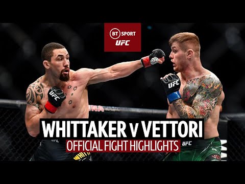 Robert Whittaker holds a CLINIC in order to defeat Marvin Vettori at UFC Paris!