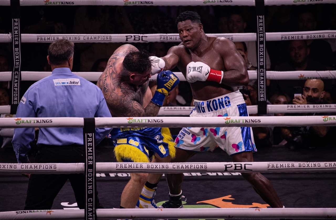 Watch the moment Andy Ruiz brutally seals Luis Ortiz’s eye SHUT and leaves it gruesomely swelling with explosive punch