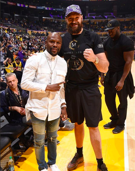 Floyd Mayweather and Mike Tyson, boxing legends, pick Joshua vs Fury winner