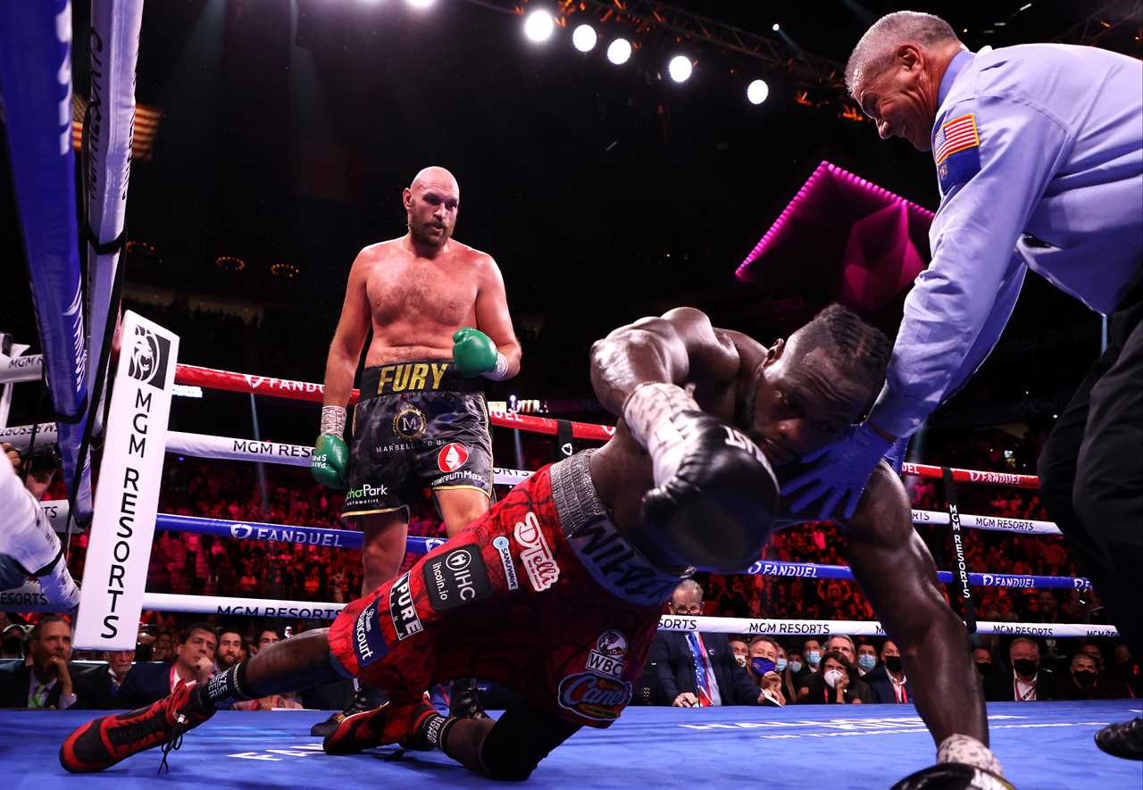 Tyson Fury reacts hilariously to the confirmation that he could fight Deontay wilder for the FOURTH TIME after Anthony Joshua's bout