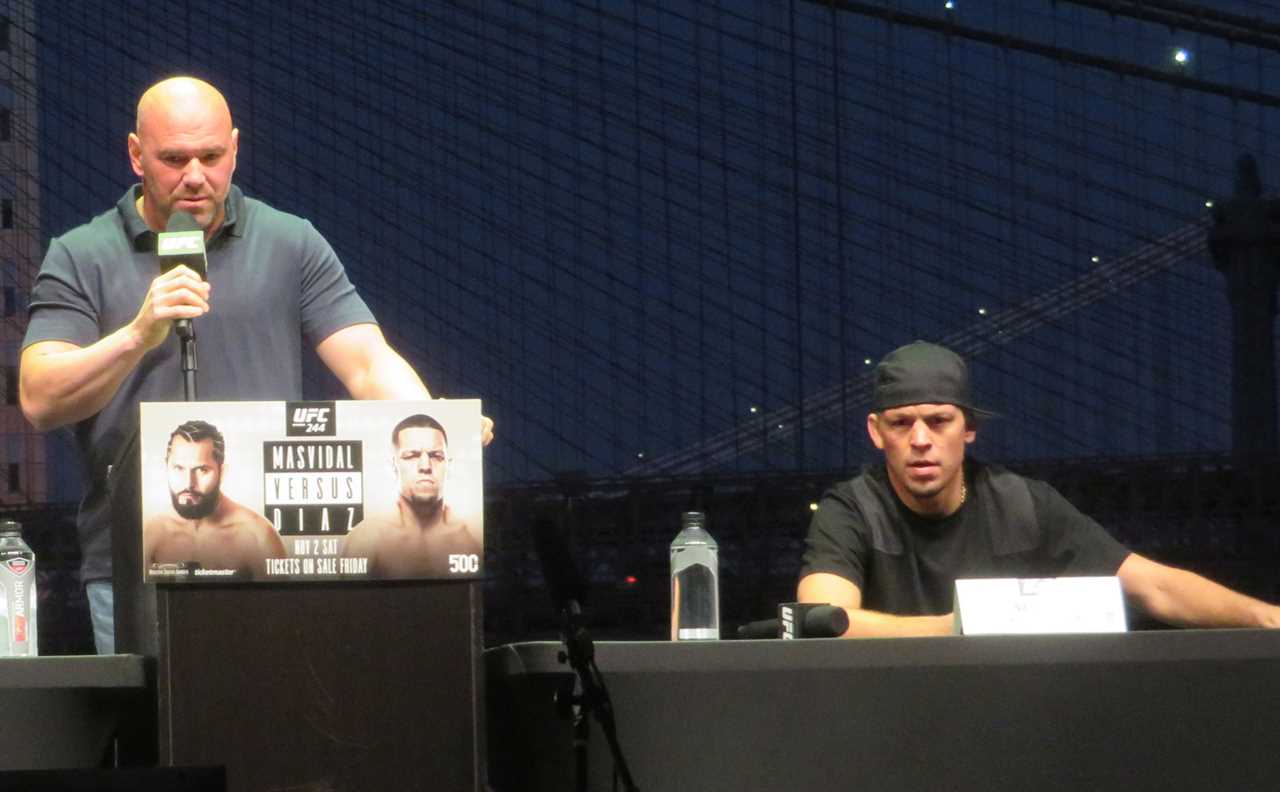 I almost beat Dana White in an club - Nate Diaz said he was close to fighting UFC chief because he was 'talking about s ***'