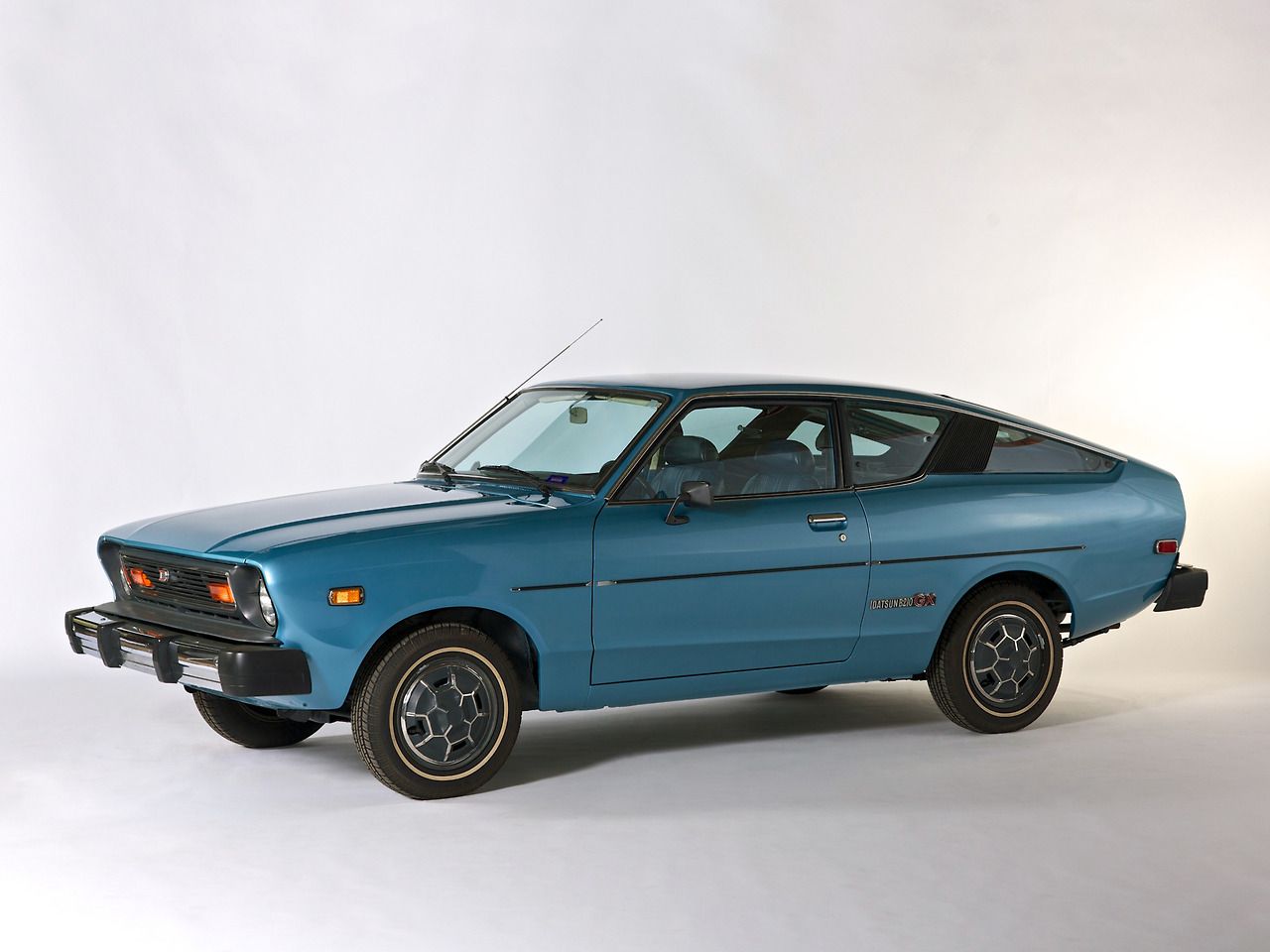 The first car White ever bought was a Datsun B210