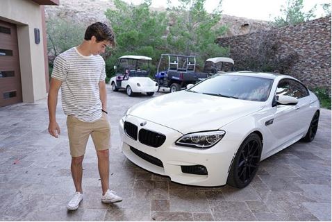 Dana Jr was given a £125k BMW M6 for his 16th