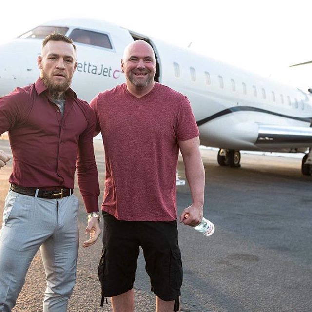 White only flies private when hes on business