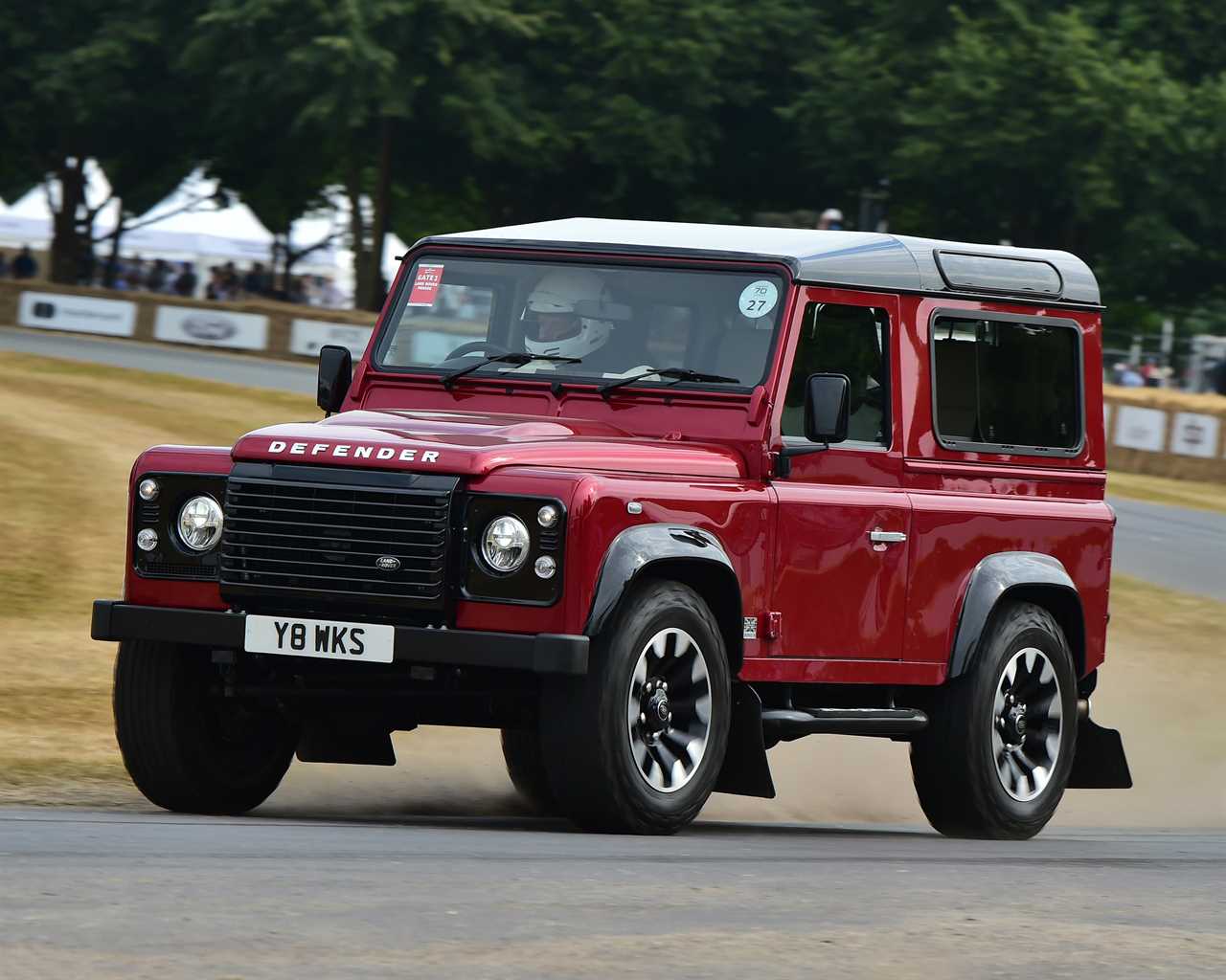White gave his eldest son Aidan a £180k Defender Works V8 70th Anniversary Edition for his 16th birthday