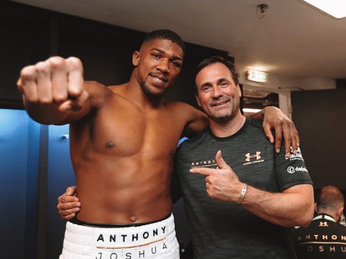 Fans are all saying the exact same thing after Anthony Joshua's ex coach shared footage of AJ showing raw aggression’ in training