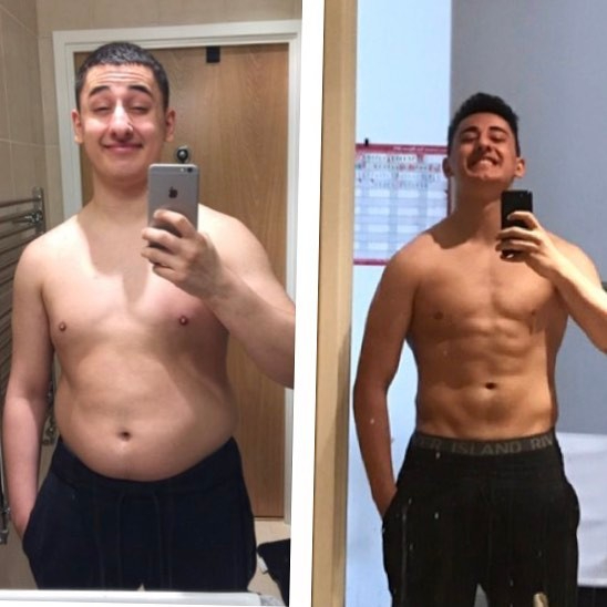 AnEsonGib displays incredible FOUR STONE weight loss, and a new toned physique in advance of Austin McBroom fight