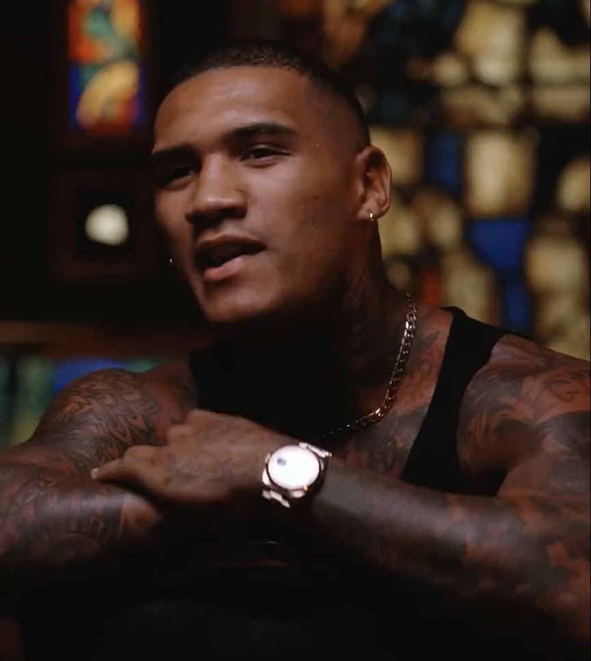 Conor Benn mocks Chris Eubank Jr. for asking about his sex drive during face-off.