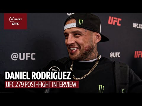 Daniel Rodriguez says Chimaev's performance in UFC 279 after-fight interview
