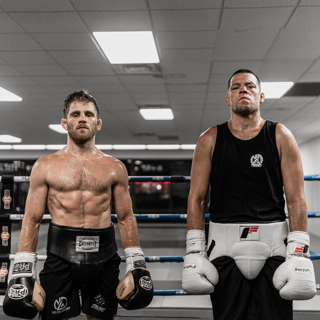 Jake Paul told UFC star Nate Diaz that he had already beat his boy up in sparring. He also taunts him about 'you can get some smoke too'