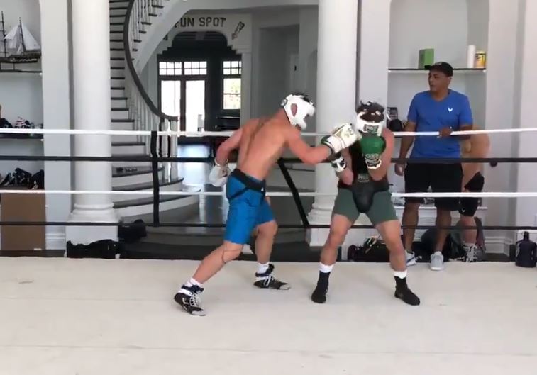Jake Paul told UFC star Nate Diaz that he had already beat his boy up in sparring. He also taunted him about 'you can get some smoke too'