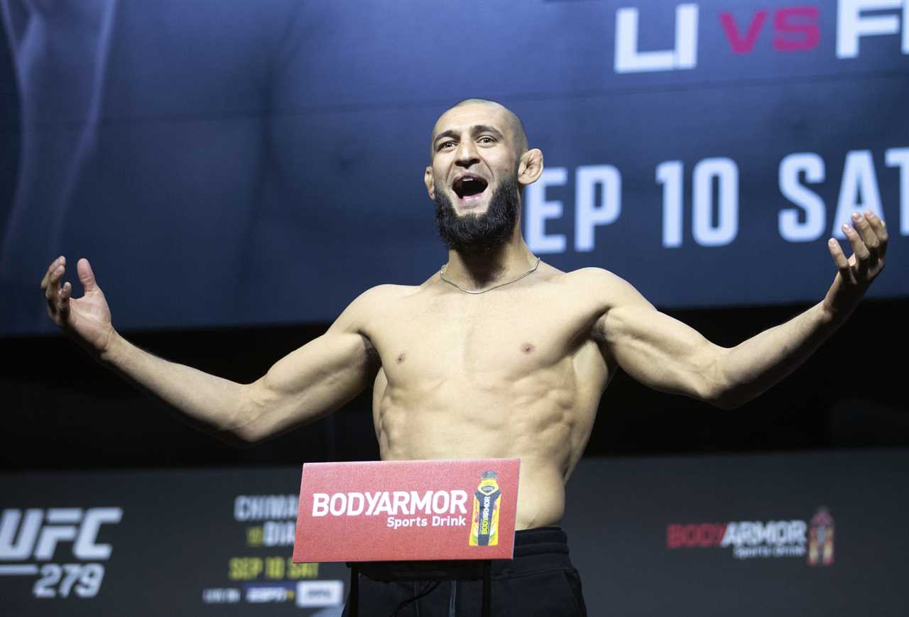 UFC star Khamzat Chimaev was vomiting, passing out and having muscle spasms as he tried to lose weight for the Nate Diaz fight