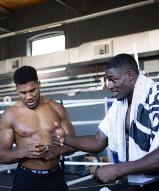 Anthony Joshua is already back sparring and training, as he closes in to the Battle of Britain fight against Tyson Fury