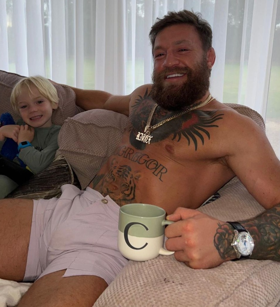 Millionaire UFC star Conor McGregor shows his love for bargain as he poses with cheap mug from budget store