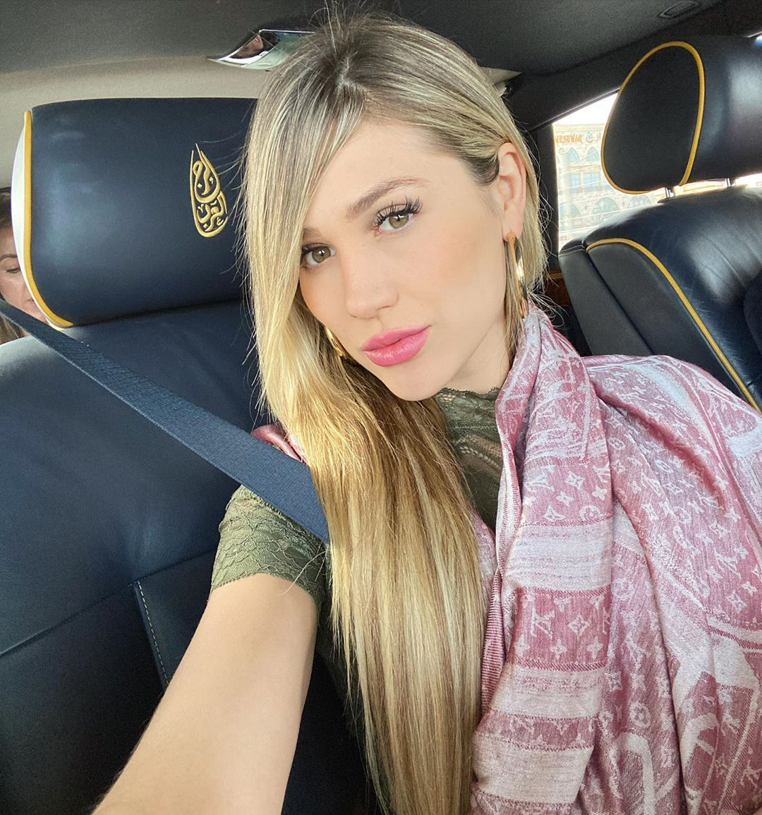 Louis Vuitton scarves are one of Fernandas favourite accessories to wear