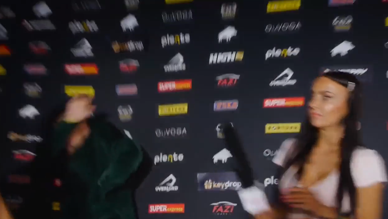 Disgraceful moment MMA fighter Amadeusz Ferrari SUCKER PUNCHES YouTube star in the face during TV interview