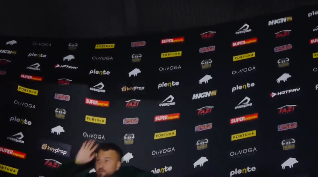 Disgraceful moment MMA fighter Amadeusz Ferrari SUCKER PUNCHES YouTube star in the face during TV interview