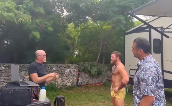 Conor McGregor's first glimpse at film debut with UFC star Conor McGregor on Roadhouse reboot