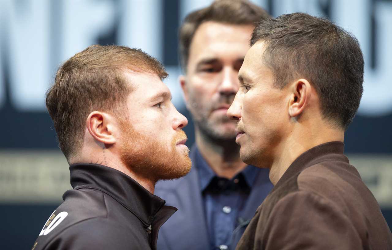 You can see Gennady and Canelo fighting fierce rivals. It's almost silent before the trilogy fight.