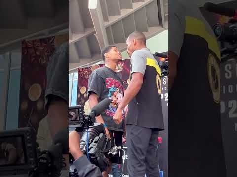 Shakur Stevenson claims opponent is faking it during heated face-off